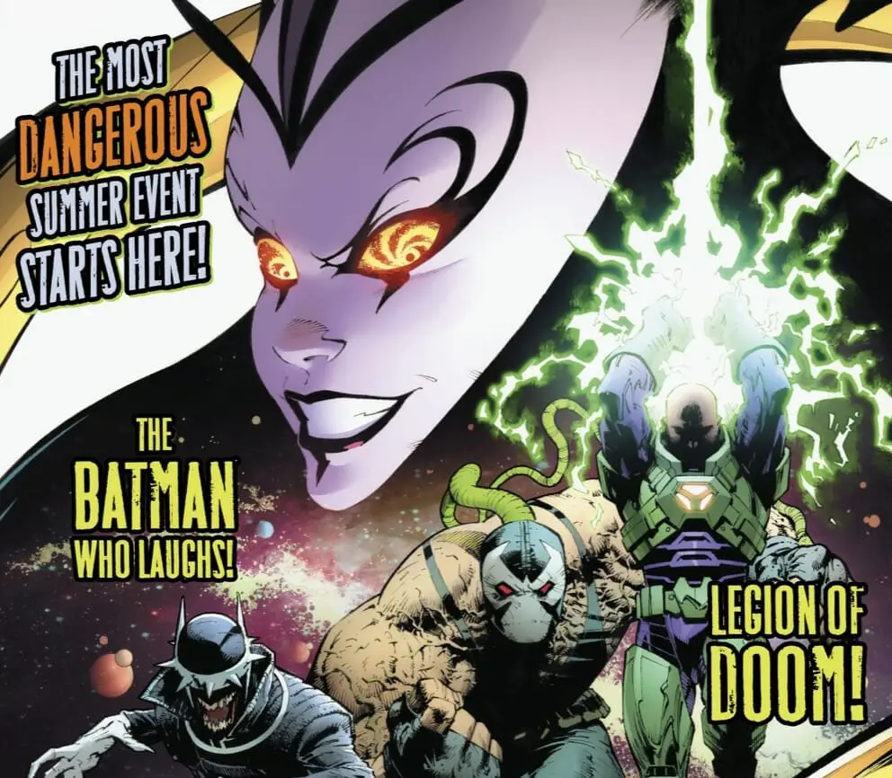 DC Comics Year of the Villain #1 Batman Who Laughs, Legion of Doom,  Leviathan