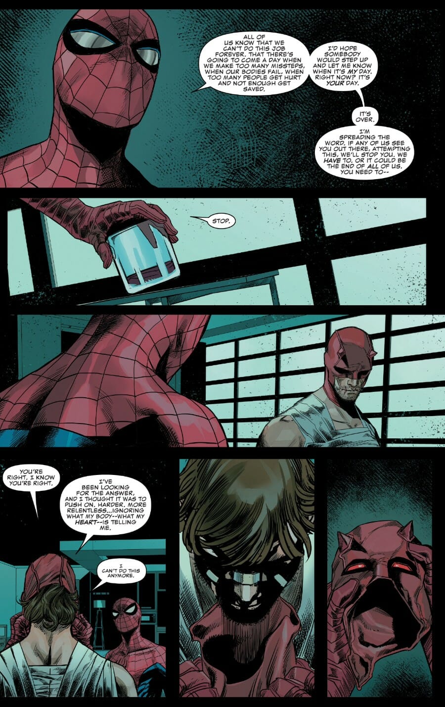 Daredevil <b>Spider</b>-<b>Man</b> Confronts Matt Murdock - Comic Book Revolution.