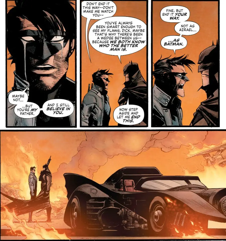 Batman Curse of the White Knight 8 Nightwing Confronts Batman - Comic