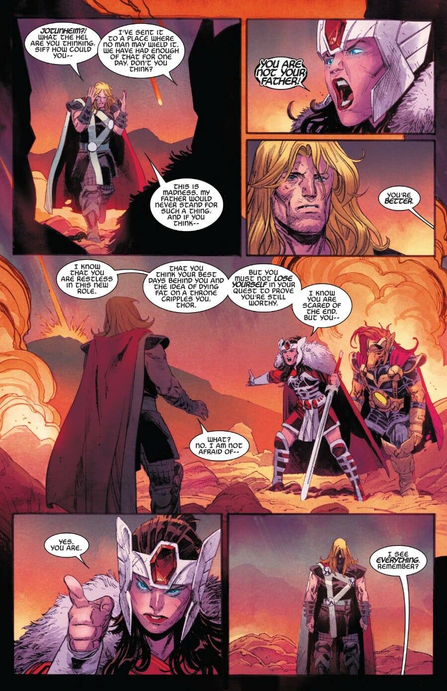 Thor 4 Sif Stands Up To God Of Thunder - Comic Book Revolution