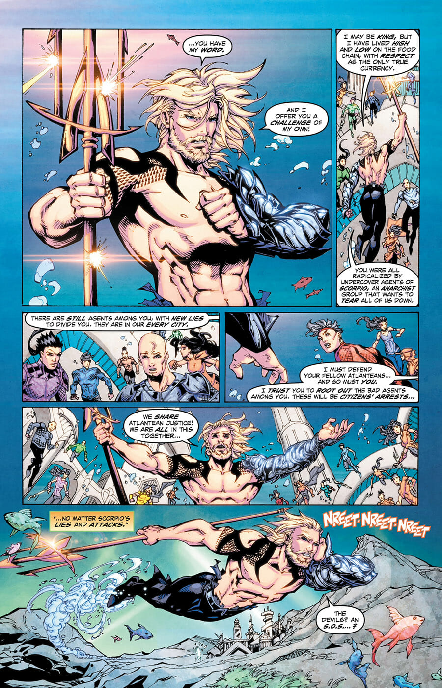 Aquaman Deep Dives 7 Arthur Curry Challange Comic Book Revolution