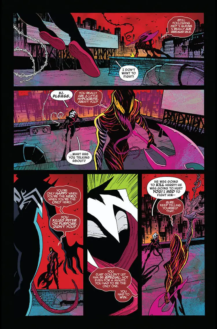 King In Black Gwenom vs Carnage 3 Mary Jane Watson Calls Out Gwen Stacy ...