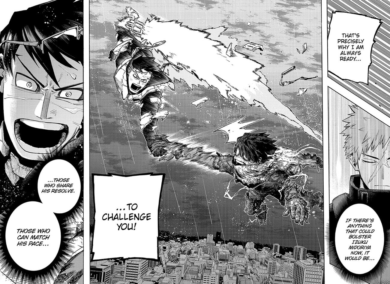 My Hero Academia Chapter 321 Tenya Iida Izuku Midoriya Comic Book Revolution 5957