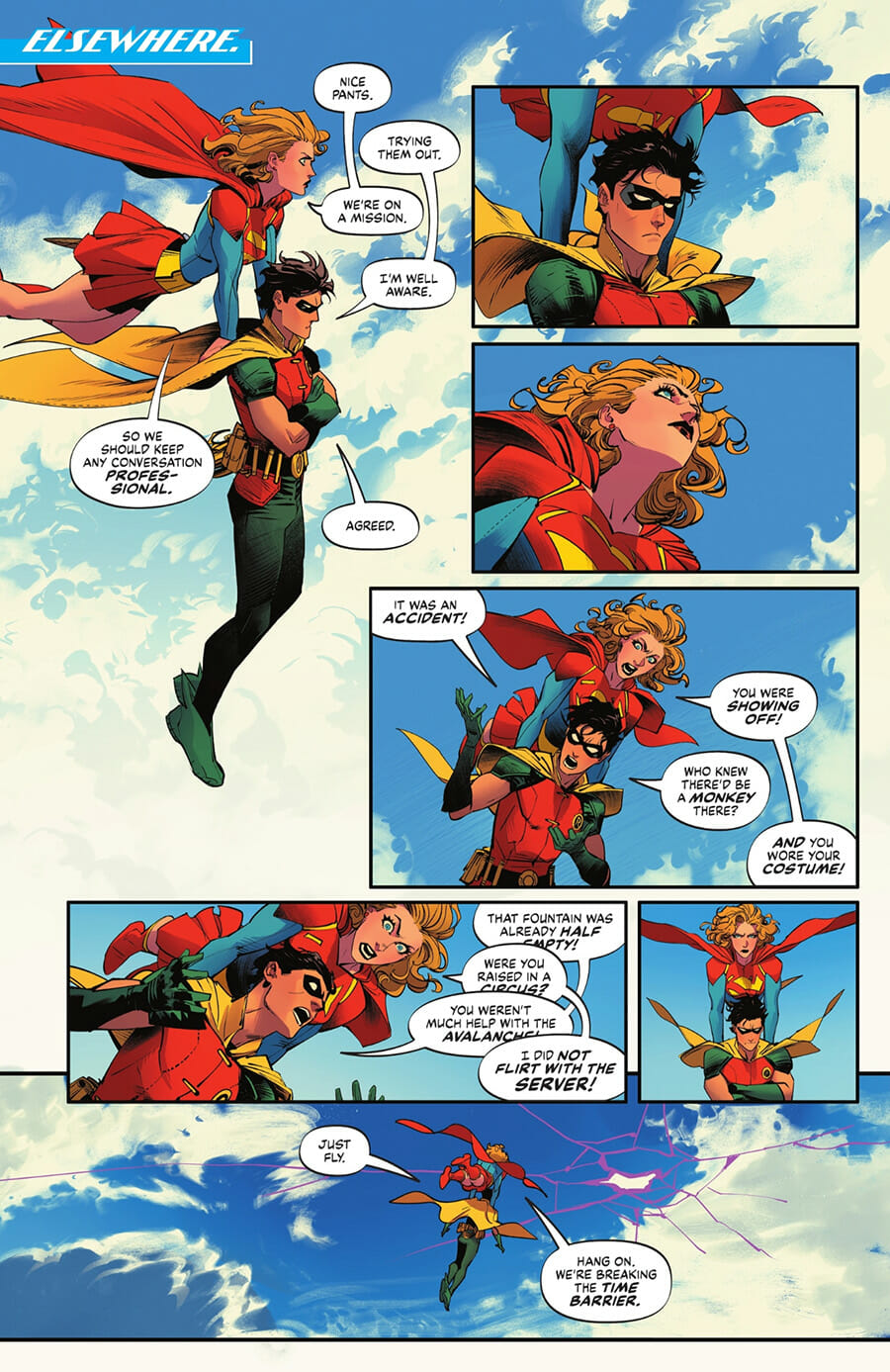 Batman Superman Worlds Finest 2 Supergirl Robin Tension Comic Book