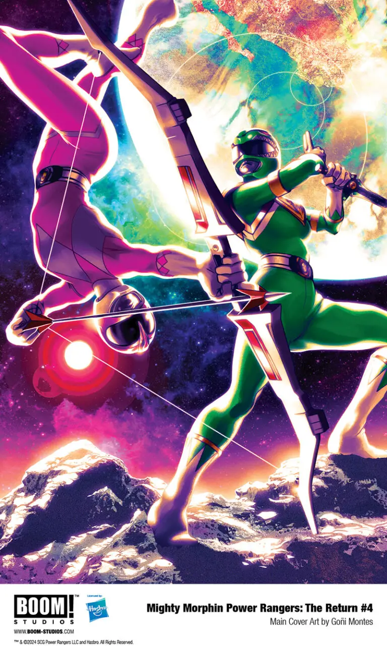 MMPR The Return 4 Cover A Goñi Montes - Comic Book Revolution